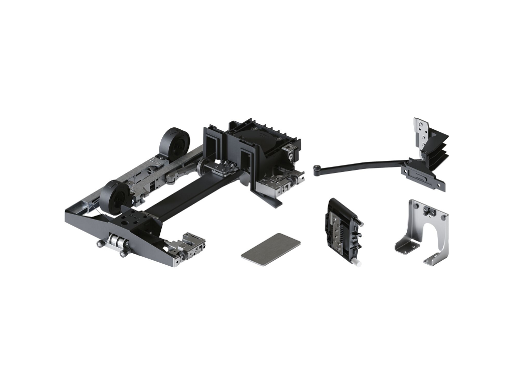 Raccordo Scorrimento Modello Folding Concepta III Portata kg.6-20 mm.18-26 Altezza 1200-2200h Sinistra| Hawa - immagine 5